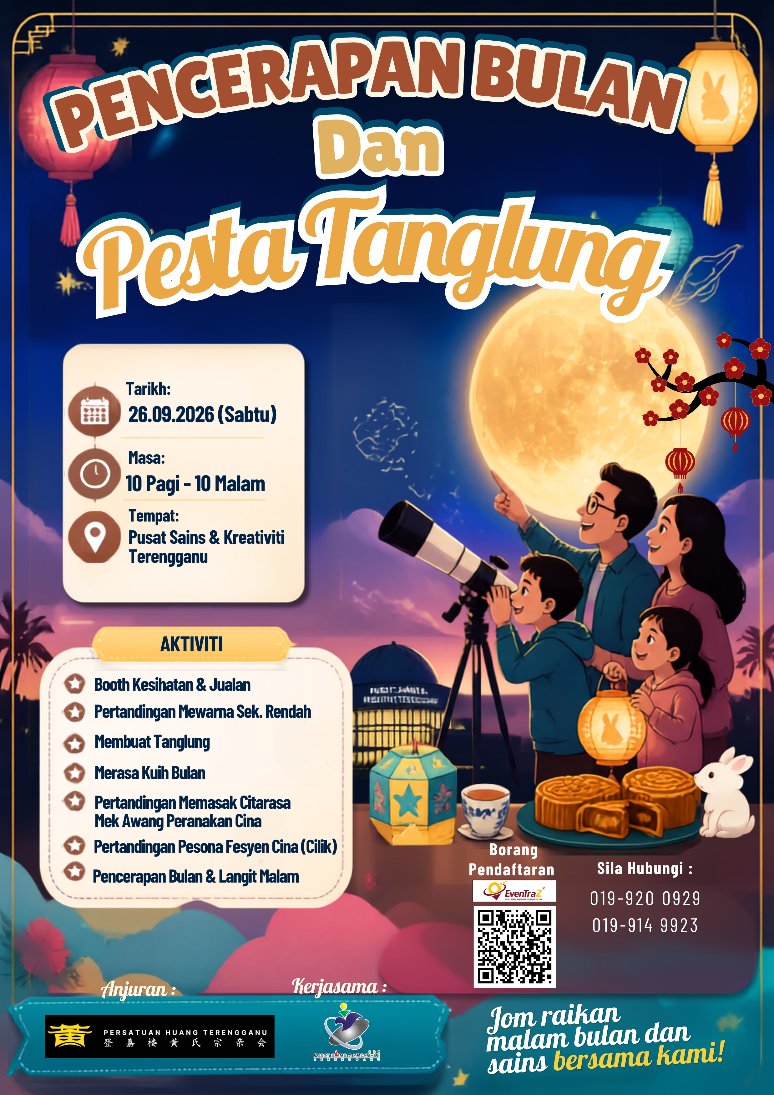Poster PROGRAM PENCERAPAN BULAN DAN PESTA TANGLUNG